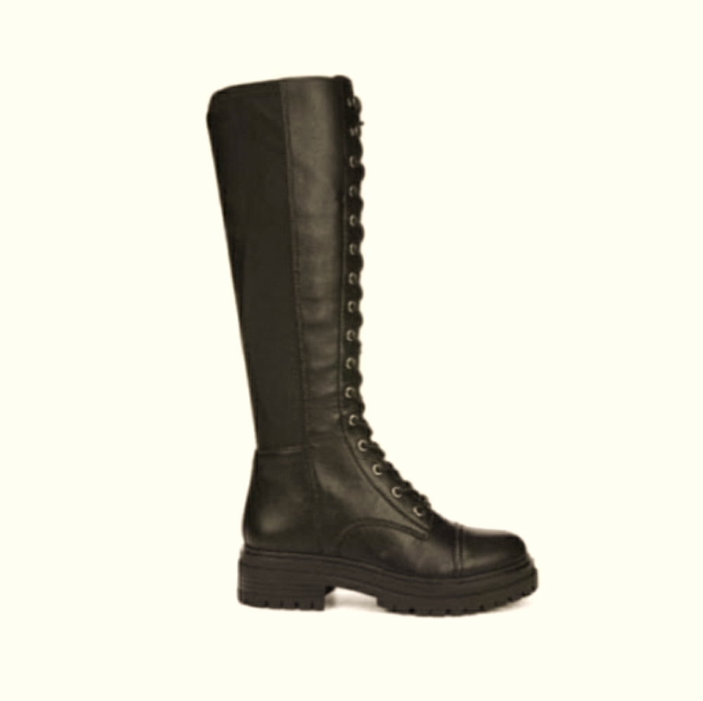 New Knee High Combat Boots